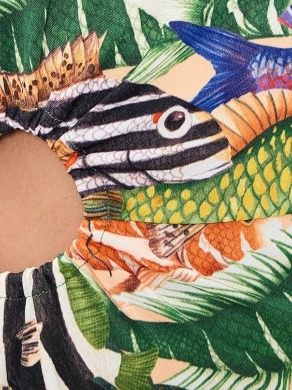 FARM Rio Women's Sleeveless Fish Sea Dress - Picture 3 of 9